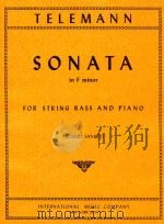 Sonata in F minor for string bass and piano（1968 PDF版）