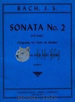 Sonata No.2 in D major for string bass and piano   1962  PDF电子版封面    Johann Sebastian Bach 