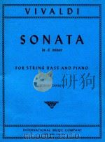 Sonata in d minor for string bass and piano   1987  PDF电子版封面    Antonio Vivaldi 