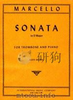 Sonata in D Major for trombone and piano（1968 PDF版）
