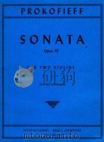 Sonata Opus 56 for two Violins（1963 PDF版）