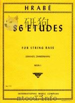 86 Studies for string bass book I   1959  PDF电子版封面    Josef Hrabe 