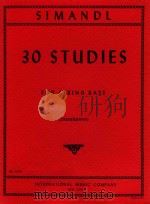 30 studies for string bass   1956  PDF电子版封面    Franz Simandl 