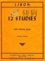 12 Studies for string bass（1970 PDF版）