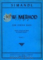 New Method for string bass part I   1968  PDF电子版封面    Franz Simandl 