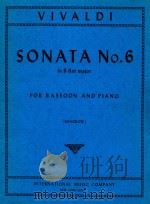 Sonata no.6 in B flat major for Bassoon and Piano   1971  PDF电子版封面    Antonio Vivaldi 