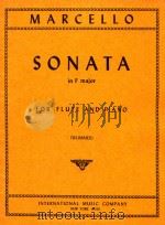 Sonata in F major for Flute and Piano（1976 PDF版）