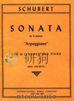 Sonata in A minor for Bb Clarinet and Piano   1982  PDF电子版封面    Franz Schubert 