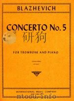 Concerto No.5 for Trombone and Piano（1982 PDF版）