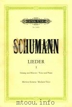 Lieder: Voice and piano I     PDF电子版封面    Robert Schumann曲 