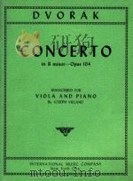 Concerto in B minor opus 104 for cello and piano   1963  PDF电子版封面    Antonin Dvorak 