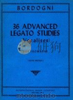 36 Advanced Legato Studies   1975  PDF电子版封面    Marco Bordogni 