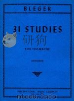 31 Studies for Trombone（1962 PDF版）