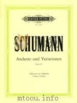Andante und Variationen Opus 46 2 Pianos 4 Hands（ PDF版）