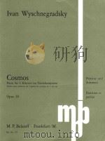 Cosmos poeme pour orchestre de 4 pianos en systeme de 1/4 de ton Opus 28 Partition et parties（1998 PDF版）