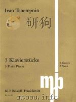 Three Piano Pieces for two Pianos   1976  PDF电子版封面     