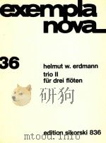 Trio Ⅱ fur drei floten   1976  PDF电子版封面     