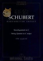 String quintet in C major D 956-Op.post.163   1971  PDF电子版封面    F.Schubert曲 