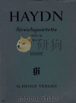 Streichquartette Heft III Opus 17   1969  PDF电子版封面    Joseph Haydn曲 