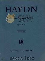 Streichquartette: Heft IX opus71174   1980  PDF电子版封面    Joseph Haydn曲 