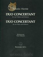 Duo concertant fro two violins and orchestra   1979  PDF电子版封面     