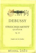 Streichquartett op.10     PDF电子版封面    C.Debussy曲 