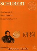 String quartets Ⅲ   1994  PDF电子版封面     
