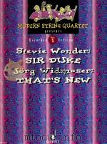 Sir Duke   1995  PDF电子版封面    Stevie Wonder 