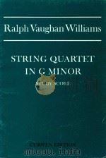 String Quartet in G minor: Score   1951  PDF电子版封面     
