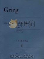 Lyric Pieces: Volume 1 op.12   1996  PDF电子版封面    Edvard Grieg曲 