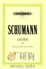 Lieder Ⅲ: Voice and Piano Medium Voice     PDF电子版封面     