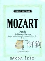 Rondo fur Horn und Orchester D-dur aus KV 412(386b)（1980 PDF版）