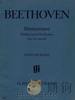 Romanzen Violine und Orchester Opus 40 G-dur·Opus 50 F-dur   1979  PDF电子版封面    Beethoven曲 