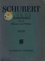 Sonatinen opus 137 Klavier und Violine     PDF电子版封面     