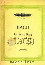 Ein feste Burg ist unser Gott     PDF电子版封面    Joh.Seb.Bach曲 