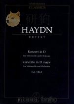 Concerto in D major for Violoncello and Orchestra Hob.VIIb: 2   1988  PDF电子版封面    J.Haydn曲 