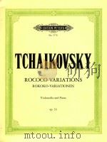 Variations on a rococo theme for violoncello and orchestra Op.33（ PDF版）
