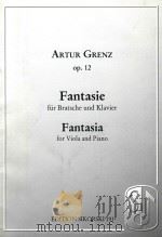 Fantasia for Viola and Piano op.12（1953 PDF版）