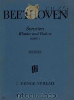 Sonaten fur klavier und violine Band 1   1978  PDF电子版封面    Beethoven曲 