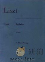 Ballades   1996  PDF电子版封面    Franz Liszt曲 