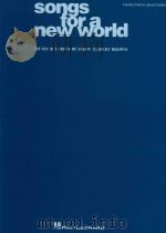 songs for a new world     PDF电子版封面     