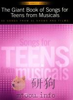 songs for teens from musicals（ PDF版）