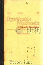 SYNTHETIC METHODS OF ORGANIC CHEMISTRY VOL.31   1977  PDF电子版封面  3805524323   