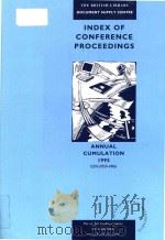 Index Of Conference Proceedings Annualn Cumulation 1995   1996  PDF电子版封面    Boston Spa 