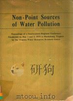NON-POINT SOURCES OF WATER POLLUTION   1975  PDF电子版封面     