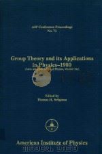GROUP THEORY AND ITS APPLICATIONS IN PHYSICS 1980   1981  PDF电子版封面  0883181703   