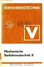 MECHANISCHE VERFAHRENSTECHNIK II   1979  PDF电子版封面     