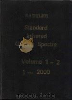 SADTLER STANDARD INFRARED GRATING SPECTRA VOLUME 1-2 1-2000     PDF电子版封面     