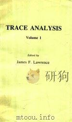 TRACE ANALYSIS VOLUME 1（1981 PDF版）