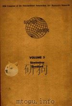 14TH CONGRESS OF THE INTERNATIONAL ASSOCIATION FOR HYDRAULIC RESEARCH VOLUME 5     PDF电子版封面     